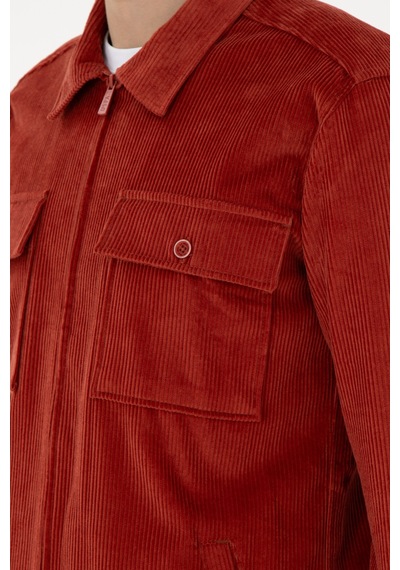 U.s. Polo Assn. Erkek Kiremit Gömlek Desenli 50291397-vr031 Kiremit