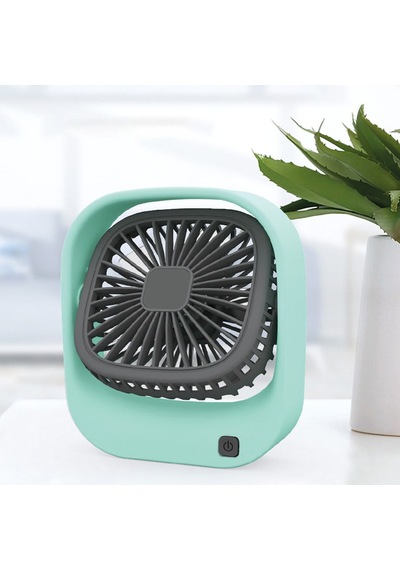 Masa Fanı Mini Taşınabilir Usb Şarj Fanı Salınımlı 90 Eğimli Fan