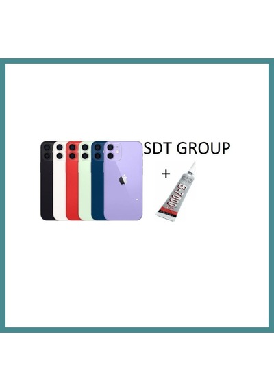 Trendexa Apple iPhone Uyumlu 12 Uyumlu Arka Batarya Pil Kapağı Yeşil B7000 15 Mac