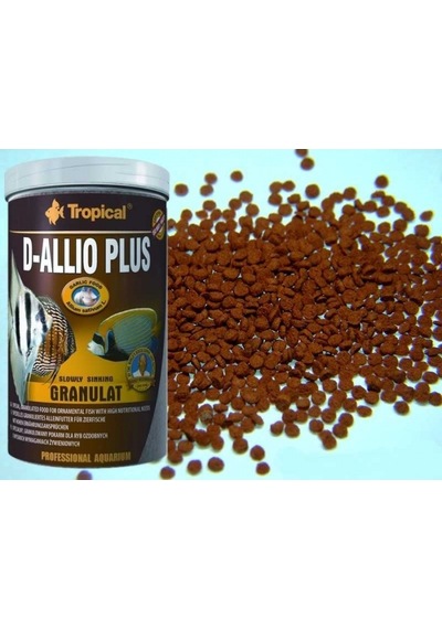 Tropical D-Allio Plus Gran 50 Gram %30 Sarımsaklı Balık Yemi