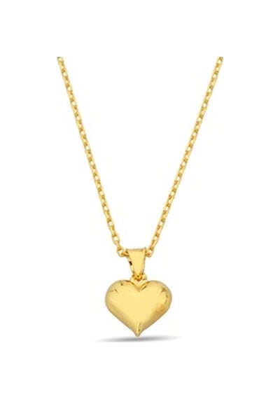925 Ayar Gümüş Kalp Set Gold