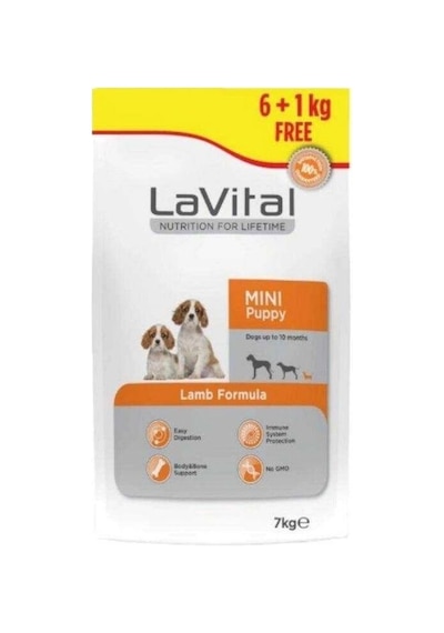 Lavital Mini Puppy Kuzulu Küçük Irk Yavru Köpek Maması 6+1 Kg