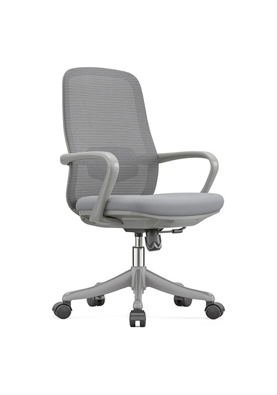 Ofisbazaar Lavander Fileli Çalışma Koltuğu Ergonomik Şef Ve Toplantı Koltuğu Gri Gri