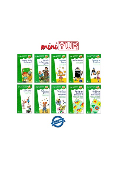 Yeni Miniyup 6+ Eğitim Seti Kitapçıkları