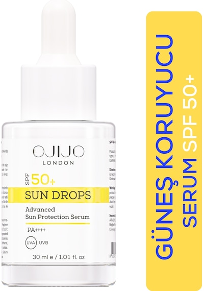 Ojijo London Sun Drops Güneş Koruyucu Serum SPF50+ 30 ML