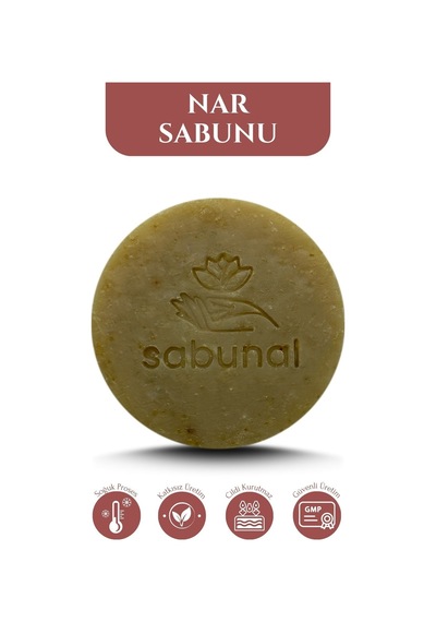 Sabunal Nar Sabunu 2 Adet - Cilt ve Saç Bakım Sabunu