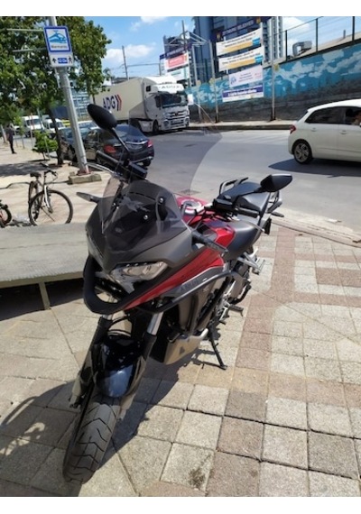 Zeus Motor 2015-2016 Honda Vfr 800 X Crossrunner Uyumlu Uzun Ön Cam Açık Füme