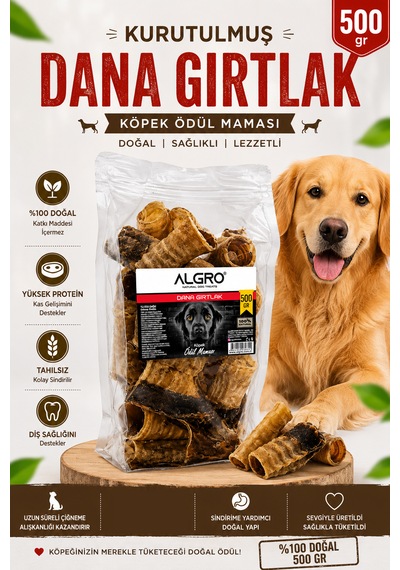 %100 Dana Gırtlak Çiğneme Maması 500 Gr