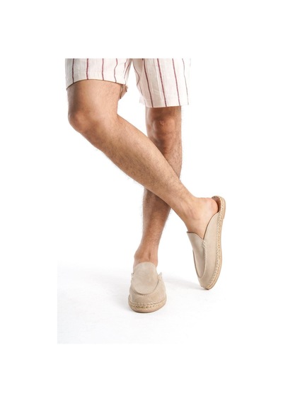 Mubiano Hakiki Deri Summer Erkek Süet Önü Kapalı Jüt Taban Bej Espadril Terlik -mssr3416-bj Bej Mubiano Hakiki Deri Summer Erkek Süet Önü Kapalı Jüt Taban Bej Espadril Terlik -mssr3416-bj Bej