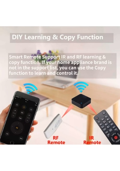 Tuya Akıllı Wifi Destekli+ Rf+Ir+ Uzaktan Kumanda