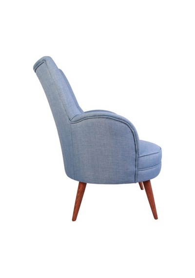 Victoria Tekli Koltuk Indigo Mavi