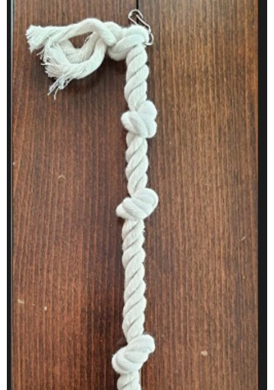 Papağan Kuş Stres Halatı 40 Cm Kuş Kafesi Aksesuarı