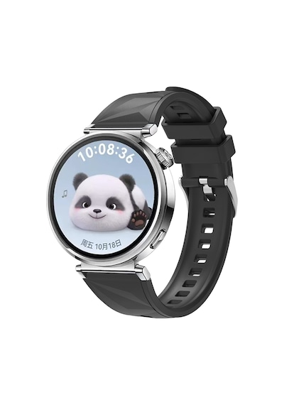 Huawei Watch Gt5 41mm Uyumlu Ardx Krd-129 Silikon Kordon Strap Kayış-siyah