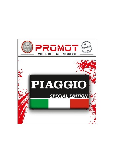 Pıaggıo Damla Logo Sticker 05 Diğer