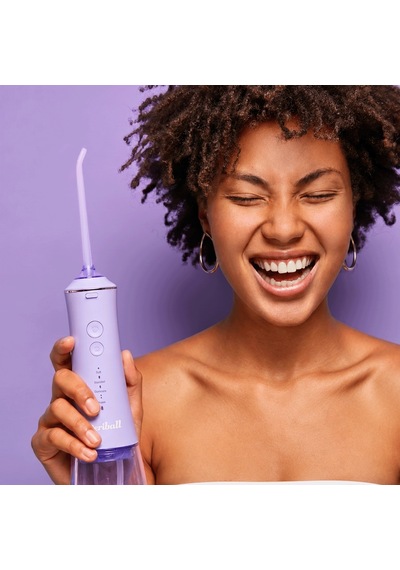 Steriball Oral Irrigator Ağız Duşu Lila - 4 Temizlik Modu 360 Dönebilen Başlık 0,60 Mm İnce Su Akışı Yüksek Frekanslı Su Darbesi