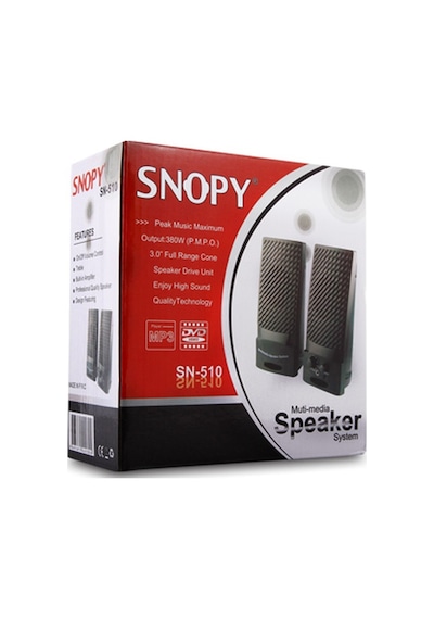Snopy Sn-510 2.0 Siyah Usb Speaker