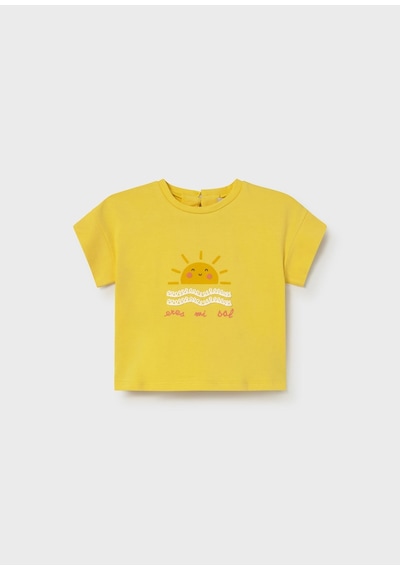 Mayoral Kız Bebek Baskılı Tshirt Sarı SARI