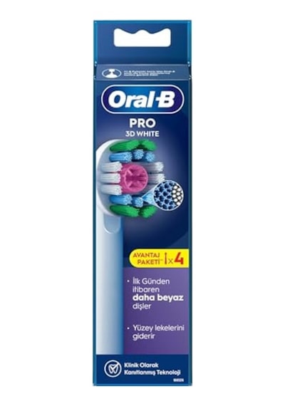 Oral-b 3d White X-filament Şarjlı Diş Fırçası Yedek Başlığı 4 Adet