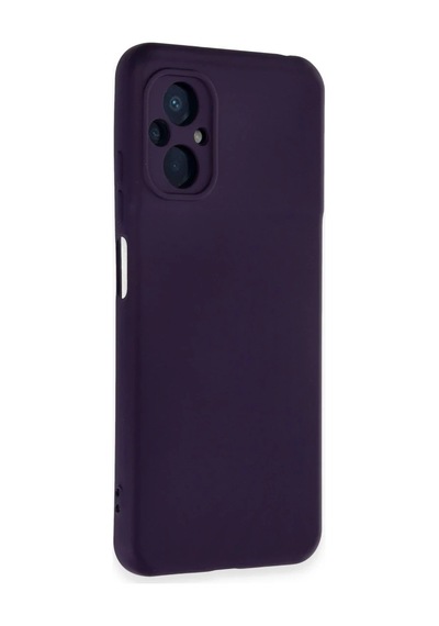 Xiaomi Poco M5 Kılıf Nano İçi Kadife Silikon - Mor 0.2M-Çok Renkli