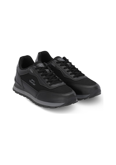 Slazenger Lancer I Erkek Siyah / Siyah Günlük Spor Ayakkabısı Siyah