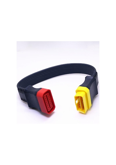 Obd2 Elm327 16 Pin Launch Uzatma Kablosu 30 CM Obd2 Flat Kablo