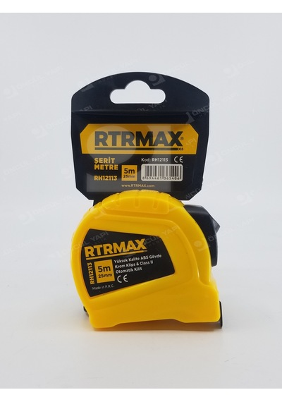 Rtrmax Rh12113 Şerit Metre 5mt x 25 MM