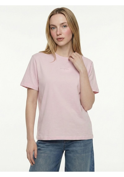 LOFT Oversize Kadın Tshirt K.kol Lf2038720 Q1.v1 Pembe