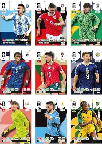 Dünya Kupası Fıfa 2026 Panini Adrenalyn Xl Koleksiyon Kartı Booster 1 Paket 8 Kart