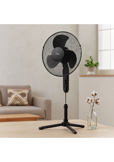 16\" 41 Cm Teleskopik Katlanır Ayaklı Vantilatör - Metal Kafes, 3 Kademe