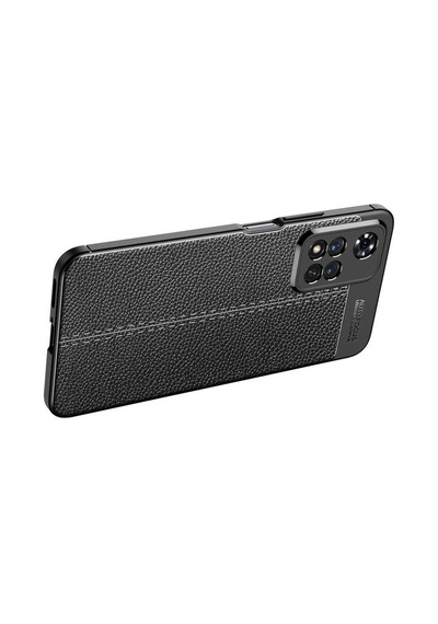 Xiaomi Redmi Note 11 Pro 5g Kılıf Deri Görünümlü Silikon Kamera Korumalı Üstün Koruma Pazarplus Siyah