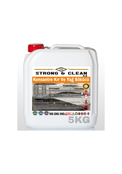 Strong&Clean Yağ Çöz Konsantre 5 KG