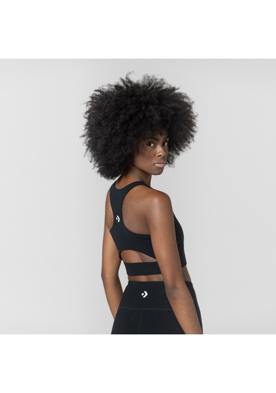 Converse Wordmark Kadın Siyah Bra Top