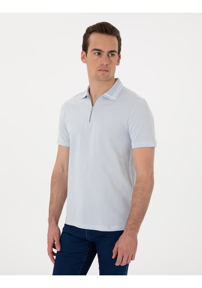 Pierre Cardin Erkek Açık Mavi Tişört 50302607-vr003 Açik Mavi