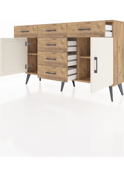 Arges Konsol 2 Raflı 6 Çekmeceli 2 Kapaklı 132x30x83 Çam-aytaşı/çam Aytaşı/çam Arges Konsol 2 Raflı 6 Çekmeceli 2 Kapaklı 132x30x83 Çam-aytaşı/çam Aytaşı/çam