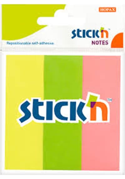 Gıpta Stıckn 76X25 Neon 3 Renk Kağıt Ayraç 50 Yp