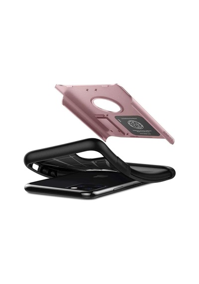 Spigen Apple Uyumlu iPhone 11 Pro İle Kılıf Slim Armor Rose