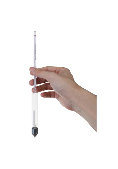 Alkol-Metre Dansimetre Alkol Ölçer ve 100 Ml Mezur Seti Thr246