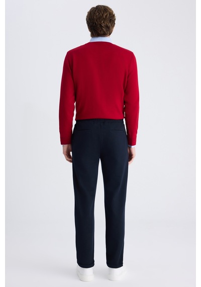 D's Damat Ds Damat Regular Fit Lacivert Balıksırtı Pamuklu Jogger Pantolon 4hc0300130022 101