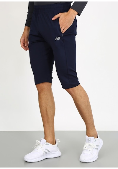 New Balance Nbtmcp-avı Erkek Kapri Şort Lacivert