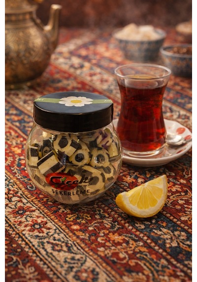 Çiçek Şekerleme Damla Sakızlı Akide Şekeri -100gr