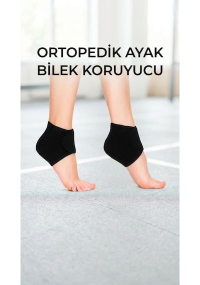 Ortopedik Topuk Dikeni Destekli Silikonlu Çorap 2'li Set