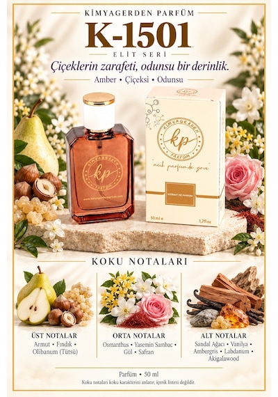 KP K-1501 Au Gui Kadın Parfüm EDP 50 ML