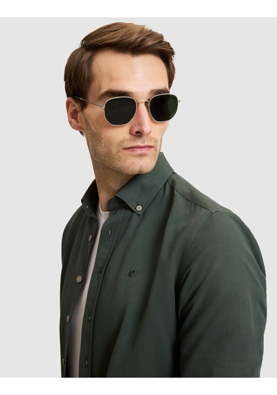Pierre Cardin Koyu Haki Slim Fit Uzun Kollu Gömlek 50325365-vr111