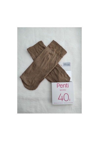 Penti Mıkro 40 Den Orta Kalın Mat Soket Çorap Kısa Soket Çorap 3'lü Ten