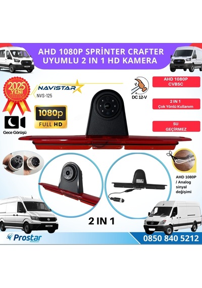 Sprinter Crafter Uyumlu Ahd 1080p Hd Kamera