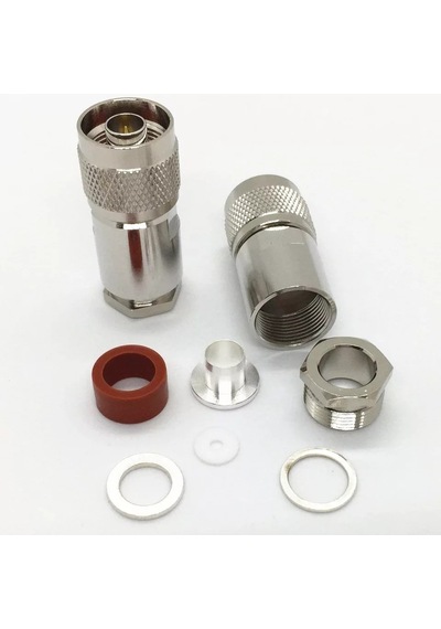 N Erkek Lmr400-Rg8 Screw On Type Rf Konnektör Nm400