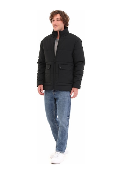 Kinetix Ml Alger Coat 5pr Siyah Erkek Kısa Kaban 000000000102027798 Siyah
