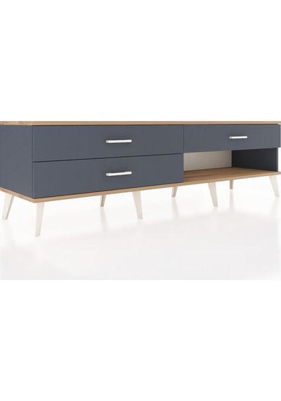 Hyperion Tv Ünitesi 3 Çekmeceli 176x44x51 Antrasit-çam/antrasit Atlas Çam/antrasıt Hyperion Tv Ünitesi 3 Çekmeceli 176x44x51 Antrasit-çam/antrasit Atlas Çam/antrasıt