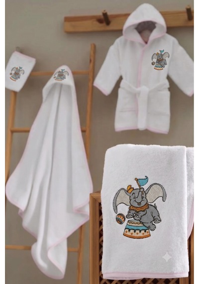 Özdilek Dumbo Circus Disney Lisanslı Yenidoğan Bebek Seti Pembe