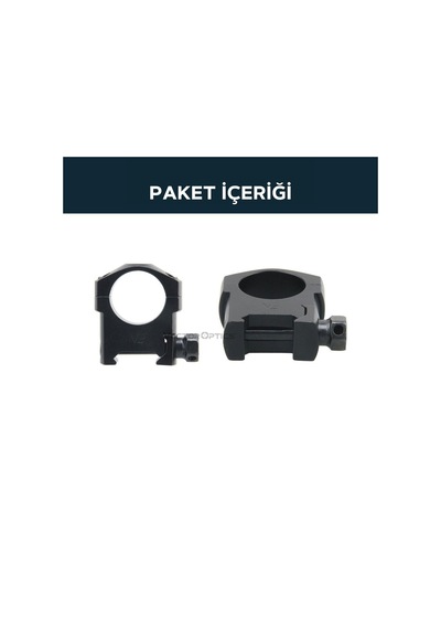 Vector Optics Tactical 25.4mm Medium Mark Weaver Dürbün Montaj Halkası Sctm-37 Siyah